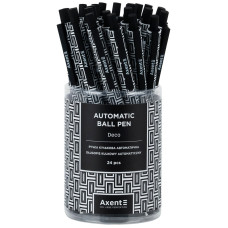 Ручка кулькова автомат "Axent" /AB1092-05-A/ Deco, синя (24/288)