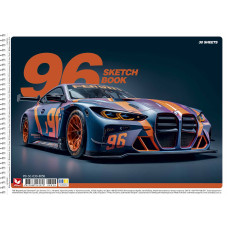 Альбом для малювання "Школярик" А4/30арк./PB-SC-030-8056/ спіраль, 120г/м2, УФ-лак (9/63)