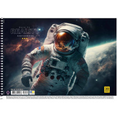 Альбом для малювання "Star" А4/30арк./PB-SC-030-8525/ спіраль, 100г/м2, УФ-лак (9/81)