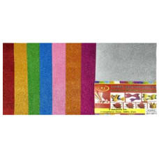 Флексика (фоаміран) /0266-8/ А4/8арк., 2мм, 20*30см блискітки, клейка основа (1/8/120) Флексика (фоаміран) /0266-8/ А4/8арк., 2мм, 20*30см блискітки, клейка основа (1/8/120)