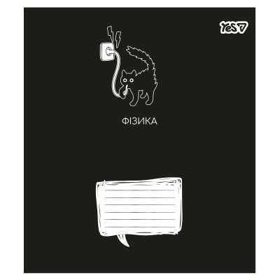 Зошит уч. "YES" 48арк.# /768543/ "ПРЕДМЕТКА - ФІЗИКА (Deep study) виб.гібрид.лак (5/200)