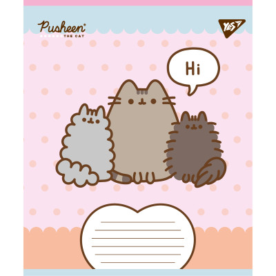 Зошит уч. "YES" 18арк.== /767611/ "Pusheen Weekend" (25/400)