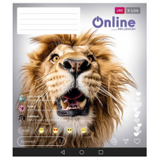Зошит уч. "Школярик" 36арк.== /3420L/ "Online" ВД-лак (нейт) (20/120)