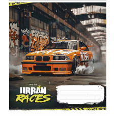 Зошит уч. "Школярик" 48арк.# /3439K/ "Time the urban races" ВД-лак (хлопчик) (10/100)