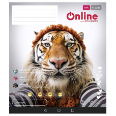 Зошит уч. "Школярик" 48арк.== /3420L/ "Online" ВД-лак (нейт) (10/100)