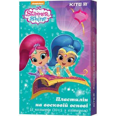 Пластилін восковий "Kite" 15кол. 225гр /SH19-087/ "SH" (1/36)