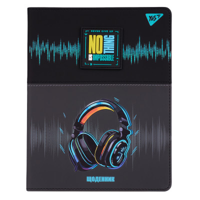 Щоденник шкільний "Yes" /911620/ PU інтегральний Headphones (1/20)