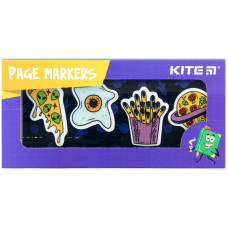 Індекс регістри "Kite" /K22-479-1/ пластикові 4x20 шт, 35х50 мм "Space food" (1/25/100)
