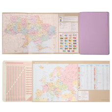 Щоденник А5 недат "Leo Planner" /252701/ "Prima", м'який, бузковий, 320стор. (1/20)