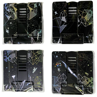 Підставка для книжок металева "JO" /DSCN3082-S/ "Space" 15,2*12,7*15,2см, мікс (1/48/96)