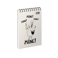 Блокнот А6/80 спіраль "YES" /152475/ "Mine! Mine! Mine!" (1/210)
