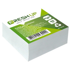 Блок білий клеєн. Fresh Up 80*80*40мм. 60г/м2 FR-1412 (1/24) Блок білий клеєн. Fresh Up 80*80*40мм. 60г/м2 FR-1412 (1/24)