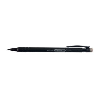 Олівець механічний "BuroMAX" /BM.8692-01/ MASTER, Rubber Touch, 0.5 мм, чорний (20/200)
