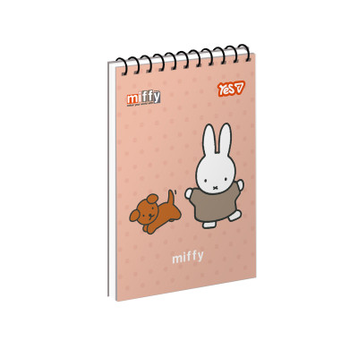 Блокнот А7/80 спіраль "YES" /152511/ "Miffy: Sweet Friend" (1/336)
