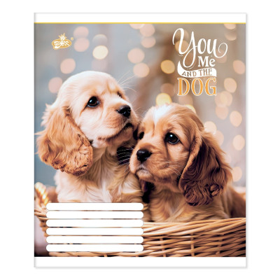 Зошит уч. "Бріск" 12арк.# /ТВ-107/ №2710 Хвостатi друзi (25/500)