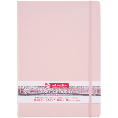Скетчбук "Royal Talens Art Creation" А4/80арк. /660/ 140г/м2., Pastel Pink (1/10)