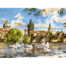 Алмазна мозаїка "Go to art" /189641/ "Прага" 40*50см на підрамнику
