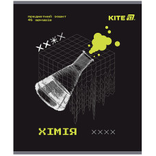 Зошит уч. "Kite" 48арк.# /K25-240-6/ ПРЕДМЕТКА гібр лак+УФ, Tehno, хімія (10/200)