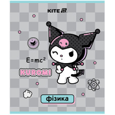 Зошит уч. "Kite" 48арк.# /HK25-240-2/ ПРЕДМЕТКА софт тач+УФ, Kuromi Куромі, фізика (10/200) Зошит уч. "Kite" 48арк.# /HK25-240-2/ ПРЕДМЕТКА софт тач+УФ, Kuromi Куромі, фізика (10/200)