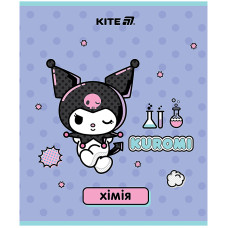 Зошит уч. "Kite" 48арк.# /HK25-240-6/ ПРЕДМЕТКА софт тач+УФ, Kuromi Куромі, хімія (10/200)
