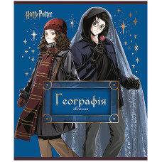 Зошит уч. "Kite" 48арк.# /HP25-240-5/ ПРЕДМЕТКА фольга+УФ, Harry Potter, географія (10/200)
