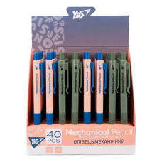 Олівець механічний "Yes" /300141/ "Fusion" з грипом HB 0,5 мм (40)