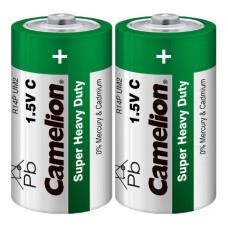Батарейка "Camelion" /R14/2shrink/512/440/ сольова, 1,5V, бочонок. 50*26,2мм (2/12)
