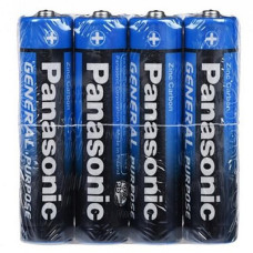 Батарейка "Panasonic" /R-03/4shrink/420 сольова, 1,5V, мізинчик синя (4/60)