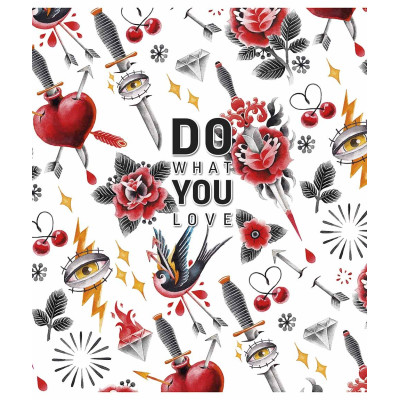 Зошит уч. "Star" 48арк.== /3311L/ "Do what you love" виб.УФ-лак (нейт) (10/100)