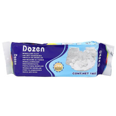 Паста для моделювання "Dozen" /DSCN0668/ біла 1 кг (1/18)