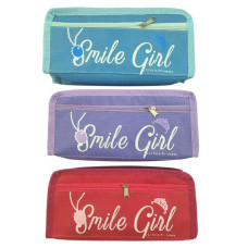 Пенал "JO" /P-L2104/ 2 відд. Smile girl OPP  (1/12)