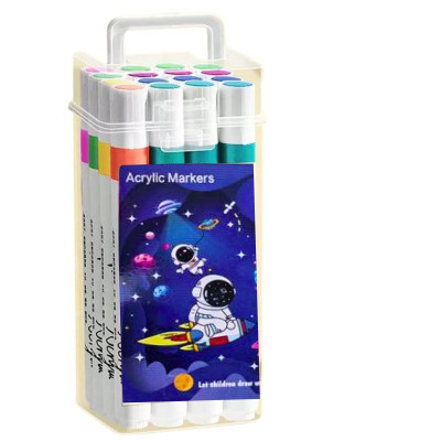 Набір маркерів 12кол. "JO" /AMH-222-12/ "Space" акрил plastic box (1/240)
