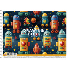 Альбом для малювання "Star" А4/20арк./PB-SC-020-8512/ спіраль, 100г/м2, виб.УФ-лак (9/108)