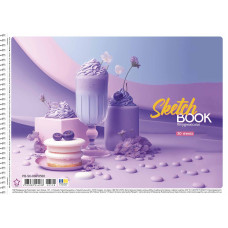 Альбом для малювання "Star" А4/30арк./PB-SC-030-8508/ спіраль, 100г/м2, УФ-лак (9/81)