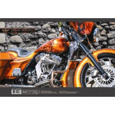 Альбом для малювання "Офорт" /АА4130/ "Dream Motors" А4/ 30арк (УФ) на спір (120гр/м)(5/80)