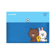 Папка-конверт на кнопці А4 "Yes" /492080/ "Line Friends" (1/12/60/120) Папка-конверт на кнопці А4 "Yes" /492080/ "Line Friends" (1/12/60/120)