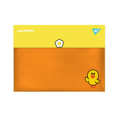 Папка-конверт на кнопці А4 "Yes" /492081/ "Line Friends" (1/12/60/120) Папка-конверт на кнопці А4 "Yes" /492081/ "Line Friends" (1/12/60/120)