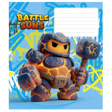 Зошит уч. "Школярик" 12арк.// /3757C/ Battle Suns ВД-лак (хлопчик) (30/300)