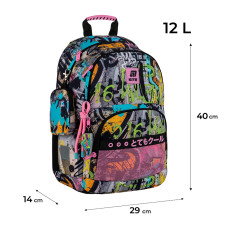 Набір "Kite" /SET_K25-585M-3/ рюкзак + пенал + сумка для взуття 585 Street Art (1/6)