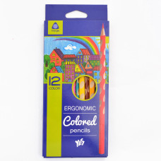 Олівці кольорові "Yes" 12 кол. /290509/ Ergonomic "Colored" (1/12/240)