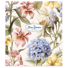 Зошит уч. "Школярик" 48арк.# /3326K/ "Flowers & plants" УФ-лак (дівчинка) (10/100)