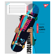 Зошит уч. "YES" 48арк.# /767814/ "Skate is always" (10/200)