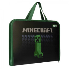 Папка-портфель на блискавці А4+ "Yes" /492168/ "Minecraft" з ткан. ручк. (1/12/48)