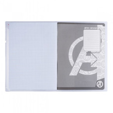 Зошит А4/48 # скоба "YES" /764427/ у пласт. папці з малюнком "MARVEL AVENGERS" (1/40)