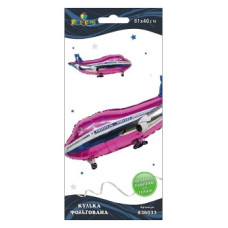 Кулька фольгована "Pelican" /836033/ Літак фіолетовий, 81см Кулька фольгована "Pelican" /836033/ Літак фіолетовий, 81см