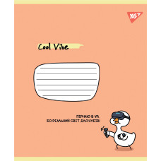 Зошит уч. "YES" 12арк.# /767839/ "Cool vibe" (25/500)