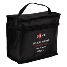 Набір скетч маркерів "Santi" /390779/ 60 кол. спиртові, у сумці (1/10)