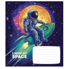 Зошит уч. "Star" 12арк. == /3496L/ "I need my space" виб УФ-лак (хлопчик) (30/360)