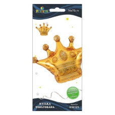 Кулька фольгована "Pelican" /836125/ Корона золота,74 см Кулька фольгована "Pelican" /836125/ Корона золота,74 см