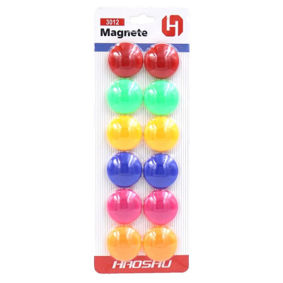 Магніти "JO" /3012/ "Simple" 3см, 12шт., блістер (1/400)